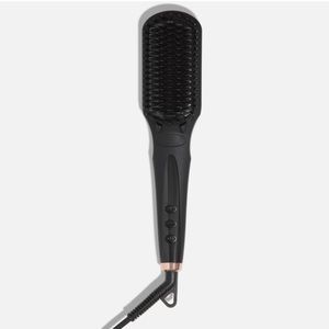 Hair straightening brush